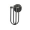 Z-Lite Leland Outdoor Wall, 1-Light, 5.5 In.W x 7 In.L x 12.5 In.H, Sand Black/Sand Blast 5005S-BK-LED - alternate 5